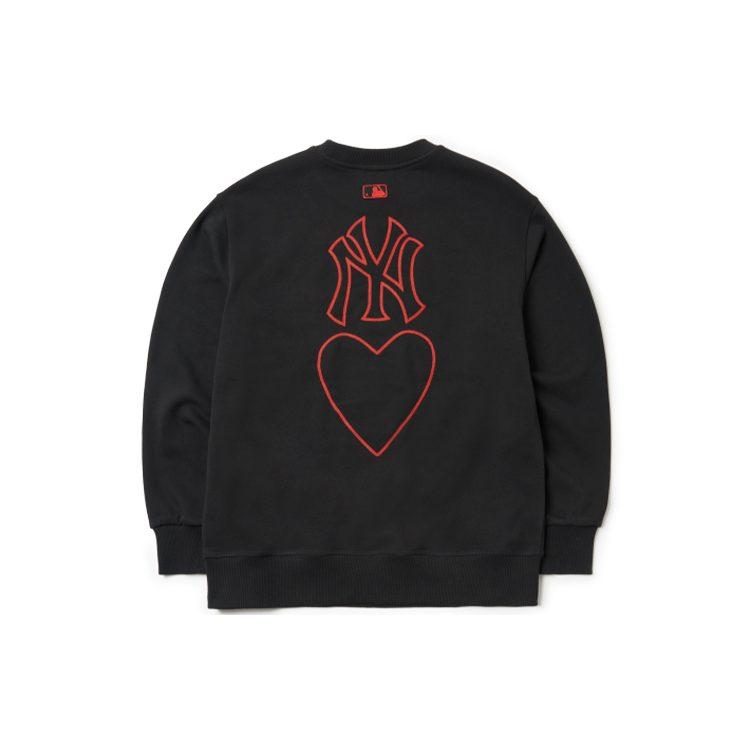 MLB Sweatshirts Unisex Black Crew Neck Moderate Regular 3AMTH0314-50BKS