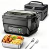 Adult Heated Lunch Box, Portable Insulated Lunch Box, Food Container, Suitable for Offices, Outings, and Construction Sites