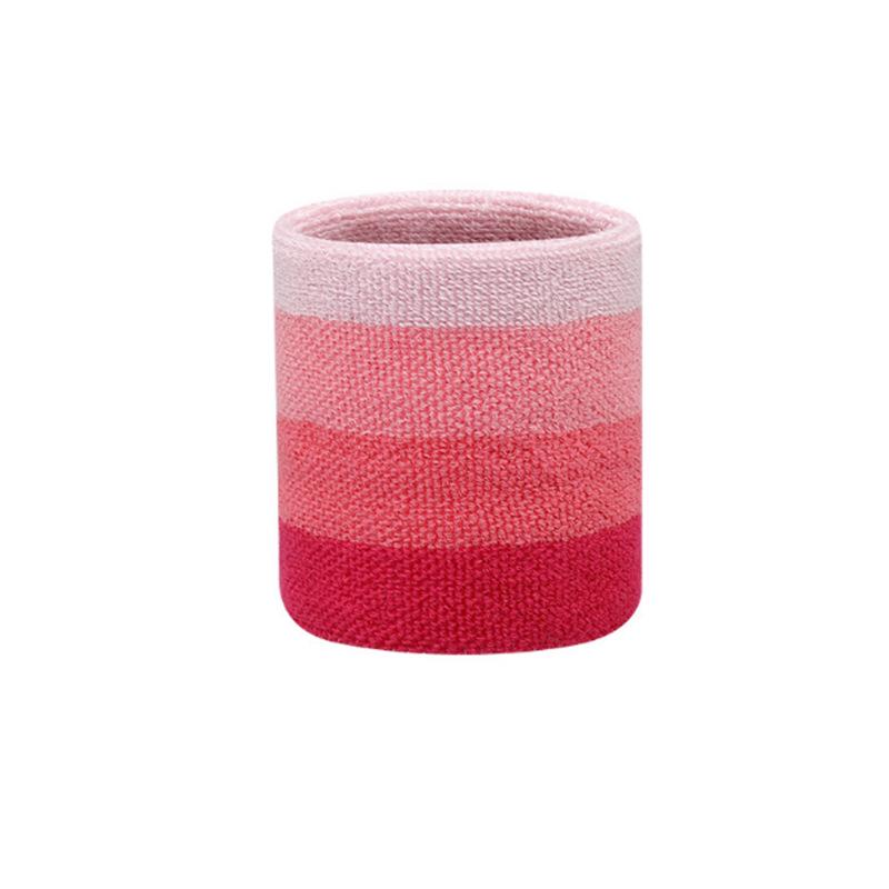 Women's Cotton Wristband with Logo Embroidery, Sweat-Absorbent for Badminton & Fitness.