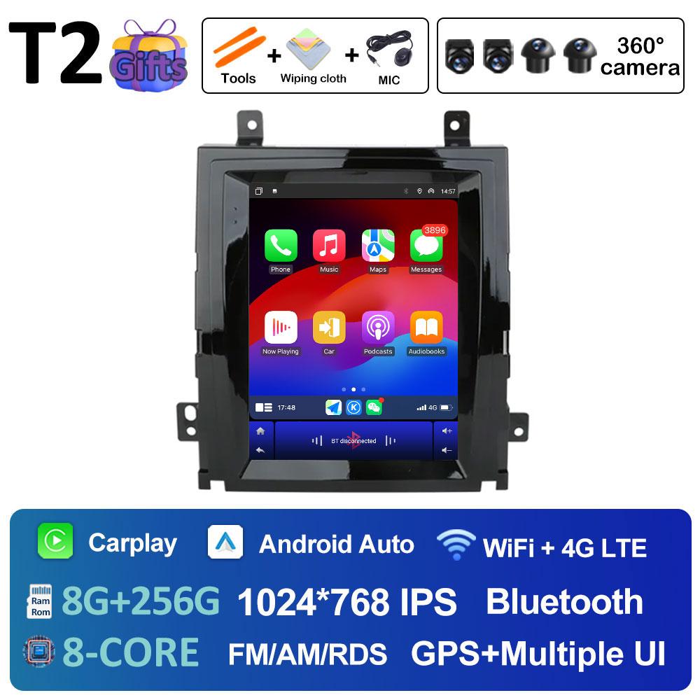 For Cadillac Escalade 2007 2008 2009 2010 2011 2012 2013 Android Auto Wireless Carplay 9.7 inch Touch Screen WIFI Accessories 4G