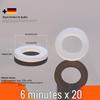 Black Rubber Silicone Waterproof Gasket Seal Washer for Water Heater & Shower - Nitrile Thickened, 4-6 Minutes