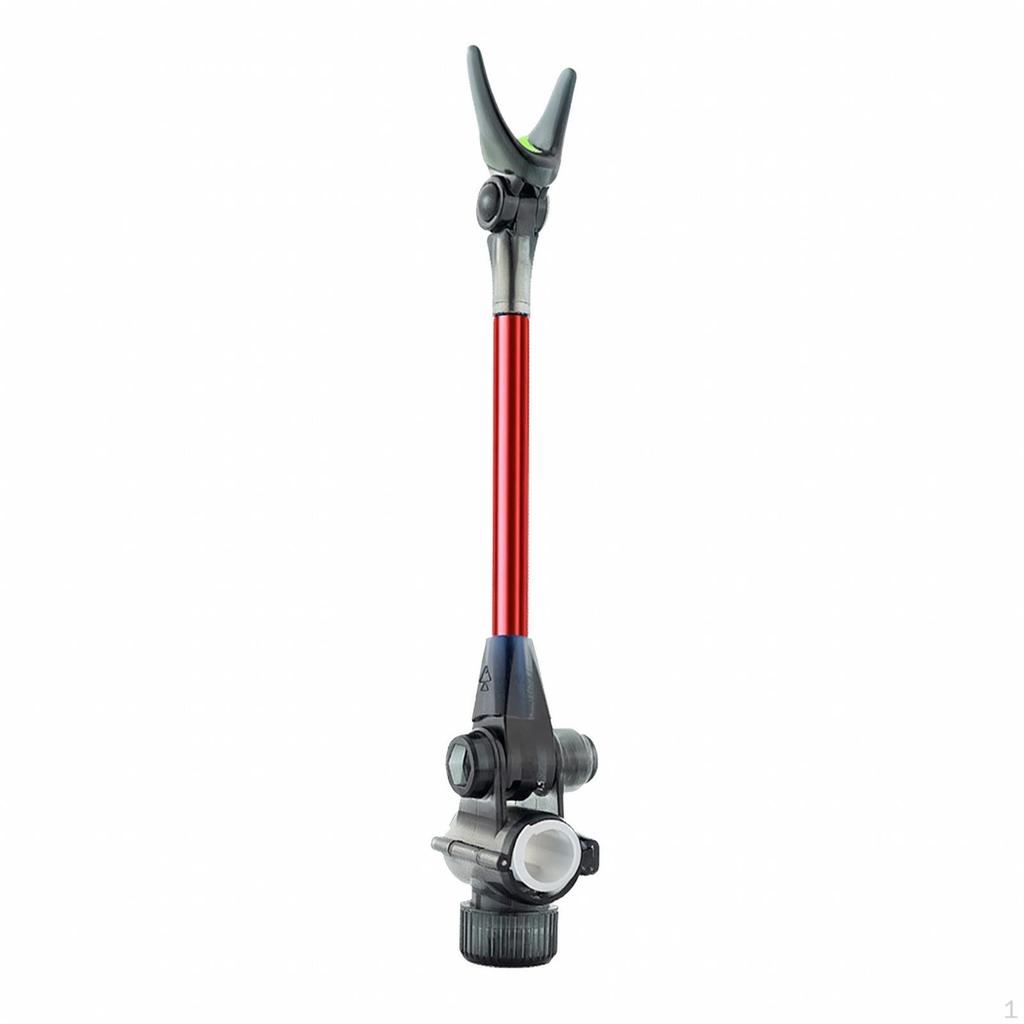Fishing Rod Rear Holder | Extendable Carbon Fiber Shaft, Rapiddetach Mechanism, with
