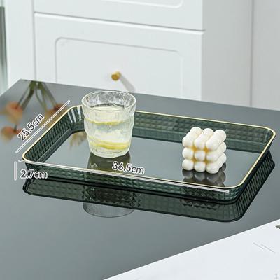 Kitchen Serving Tray Cosmetics Multipurpose Countertop Organizer for Tea