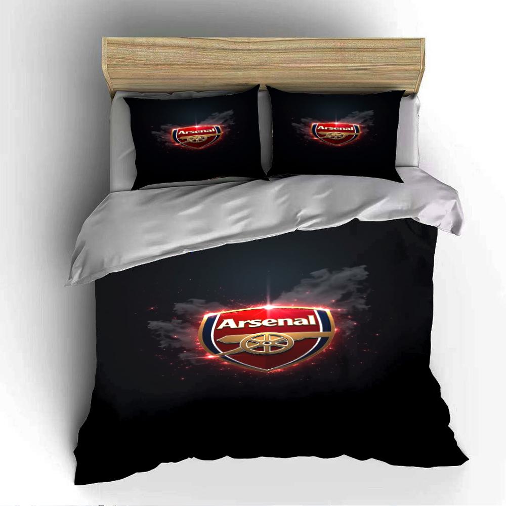 Set Biancheria da Letto Logo Arsenal Set Biancheria da Letto (1 copripiumino, 2 federe, piumino non incluso)