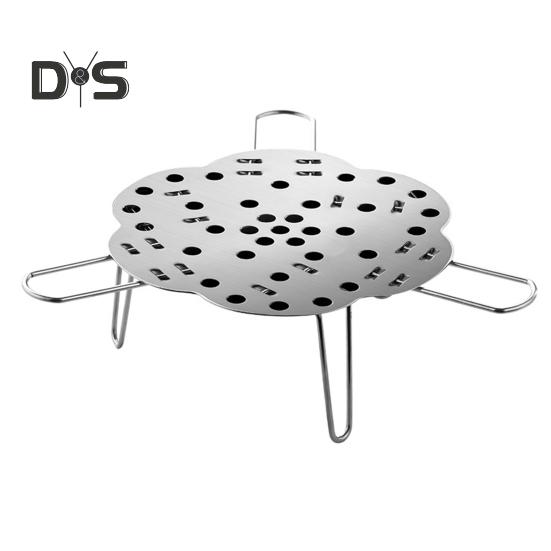 

Выдвижная подставка для пароварки, регулируемая по высоте полка для кастрюли, кухонный аксессуар из нержавеющей стали для скороварки