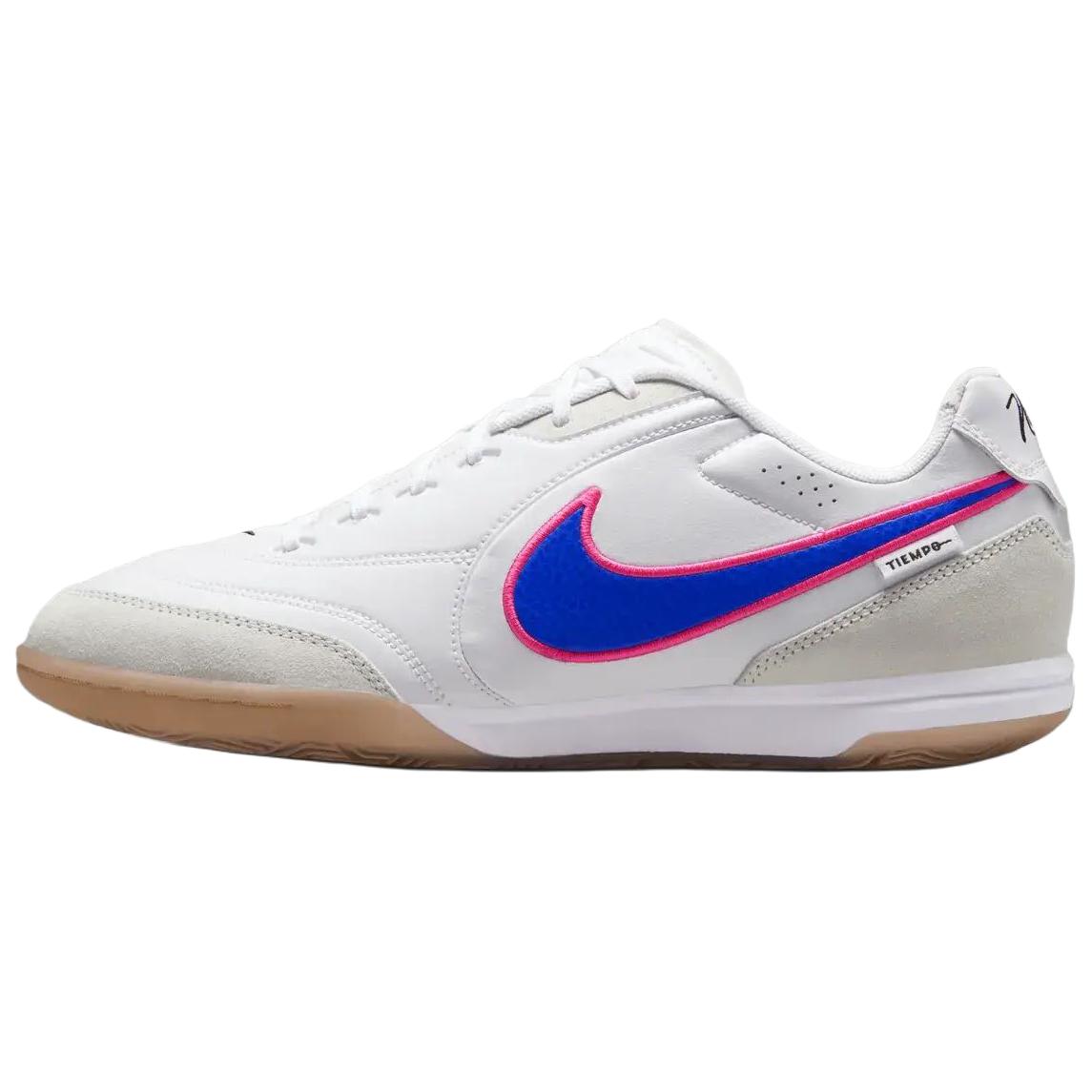 Nike Tiempo Streetgato IC Low White Pink Blast Men Sneakers Racer-Blue HQ7017-146 46
