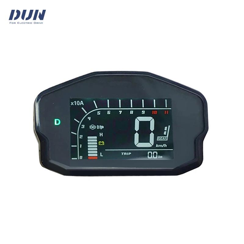 New DKD LCD Speedometer Display Adjustable ONE-LIN/CAN-BUS Communication For Votol Fardriver Controller