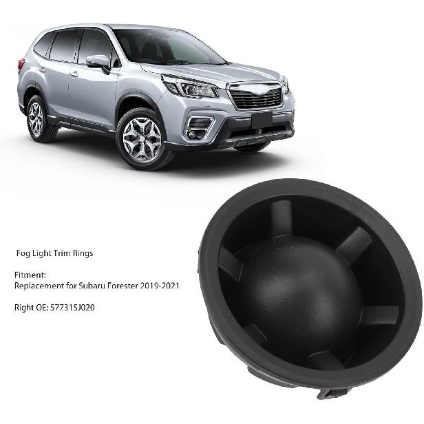 Fog Light Cover Front Bumper Bezel Trim Replacement for Subaru Forester 2019-2021, Weather Resistant Fog Light Frame Lamp Cover, Driver Side