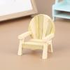 Dollhouse Miniature Furniture Desk Chair Bed Arched Door Model Diy Simulation Mini Park Bench Accessories Scene Toys