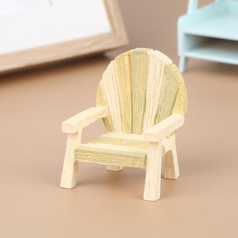 Dollhouse Miniature Furniture Desk Chair Bed Arched Door Model Diy Simulation Mini Park Bench Accessories Scene Toys