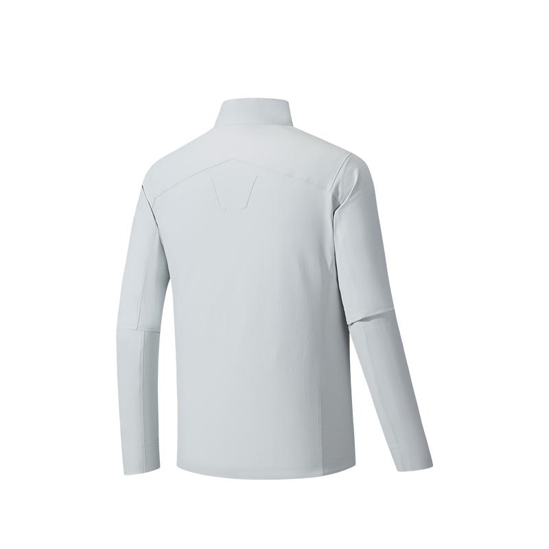 Anta Champion Outdoor Series Solid Color Zipper Versatile Stand Collar Casual Jacket Men jackets 152530623-4