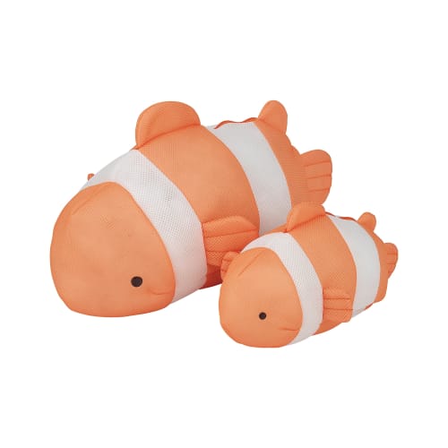 LIV HEART Fine Laundry Clownfish Laundry Net, Large (Approx. 17.5 inches (45 cm) Total Length), Compatible with Drum-Type Washing Machines, 97708-21