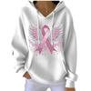 Autumn Women's New Ribbon Wings Color Matching 3D Printing Casual Sweater
