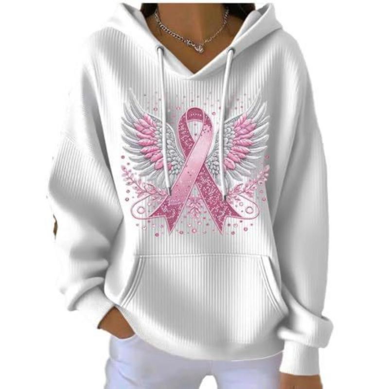 Autumn Women's New Ribbon Wings Color Matching 3D Printing Casual Sweater