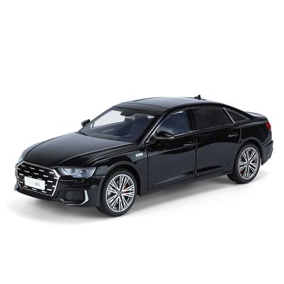 Maßstab 1/18 A6L Spielzeugauto Modell Diecast Legierung Metall Fahrzeug Miniatur Rückzug Sound Licht Sammlung Geschenk für Jungen Kinder