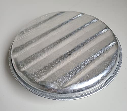 Doi Metal Chemical Co., Ltd. 112886, Silver, Galvanized Iron Hot Water Bottle, 1.2-inch (Direct Flame Compatible)