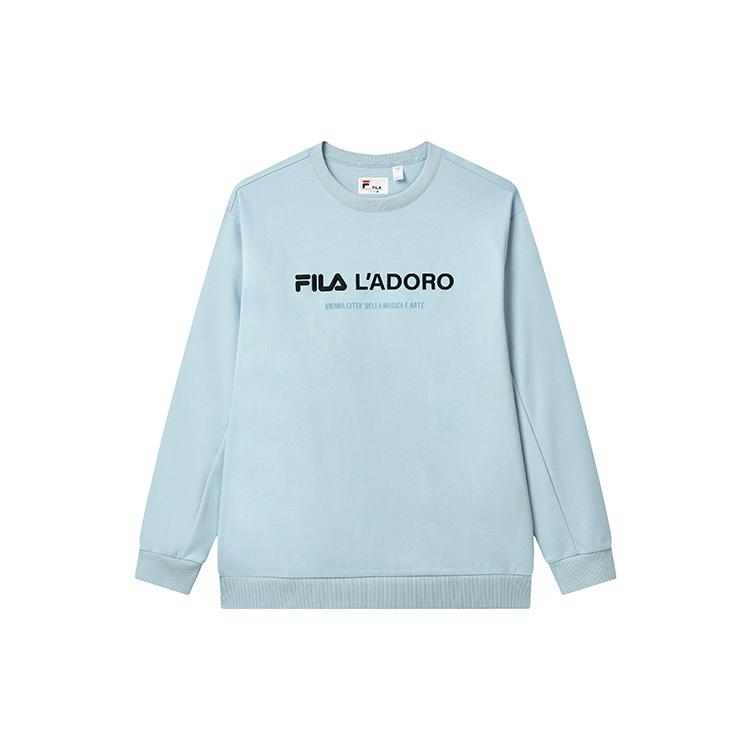 New FILA Sweatshirts Men's Ruoquan Blue F11M238202F-LB