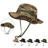 Fisherman Hat, Outdoor Hiking and Fishing Sun Hat, Breathable Mesh, Windproof, with Chin Strap, Sun Protection