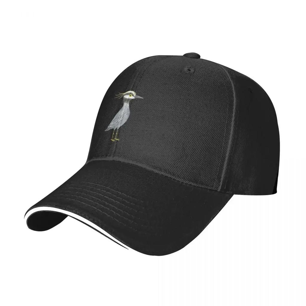 Yellow Crowned Night Heron Bird Baseball Cap Rave Beach Outing Beach Bag For Girls Men's