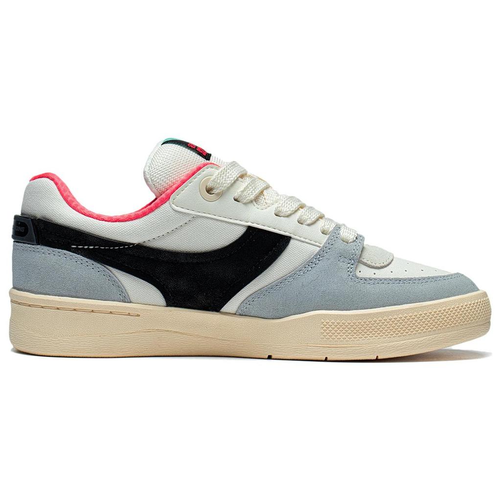 New LiNing Slip Resistant Low Top Skateboard Shoes Women's Blue Gray AEPSA58-1