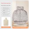 Plush Rubber Foot Warmer for Winter, Household Water-Filled Old-Fashioned Hot Water Bag, Binge-Watching Essential, Detachable and Washable Foot