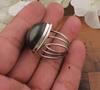 Solid 925 Sterling Silver Labradorite Gemstone Triangle Ring Handmade Designer Jewelry, Statement Ring