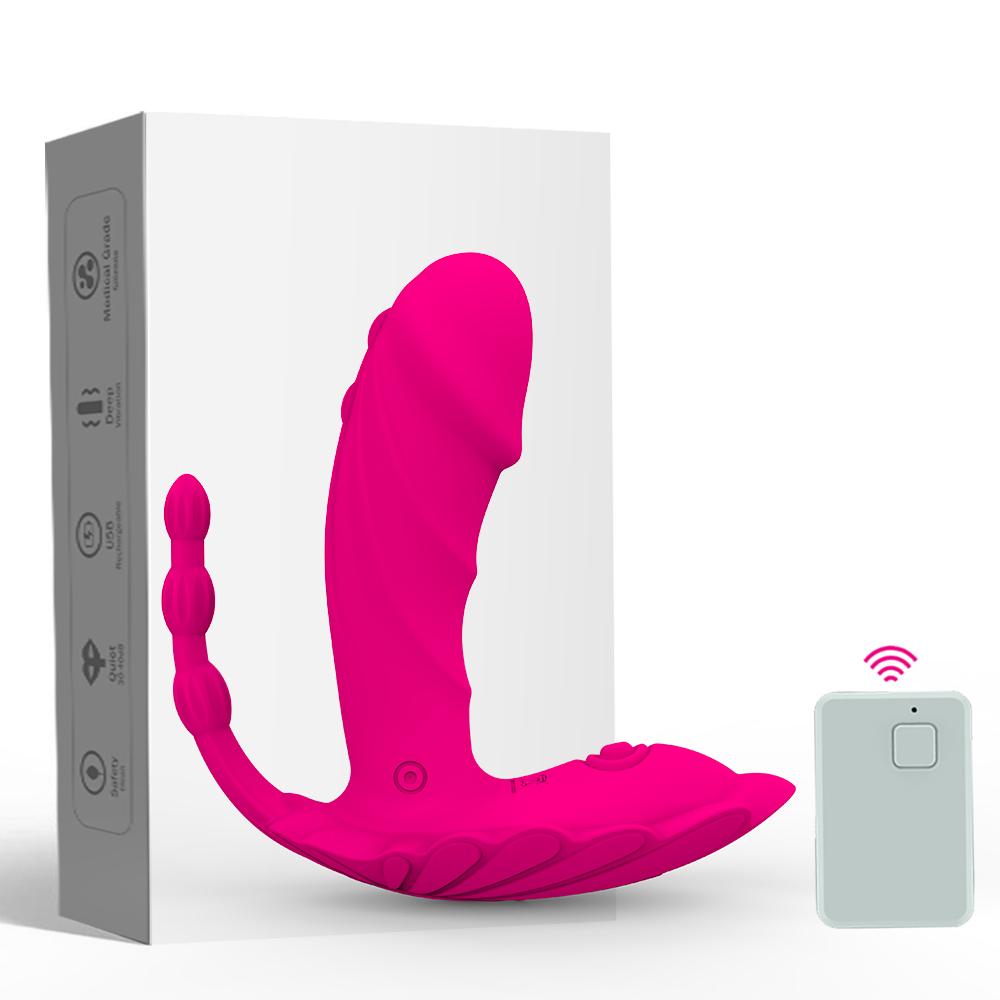 Wearable Dildo Vibrator G Spot Clitoris Stimulator Butterfly Vibrating Panties Erotic Toy Adult Toy For Women Orgasm Masturbator