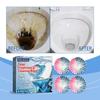 Two Tone Bubble Toilet Cleaner 4pcs Toilet Cleaning Agent Long-Lasting Deodorizers and Retaining Fragrance