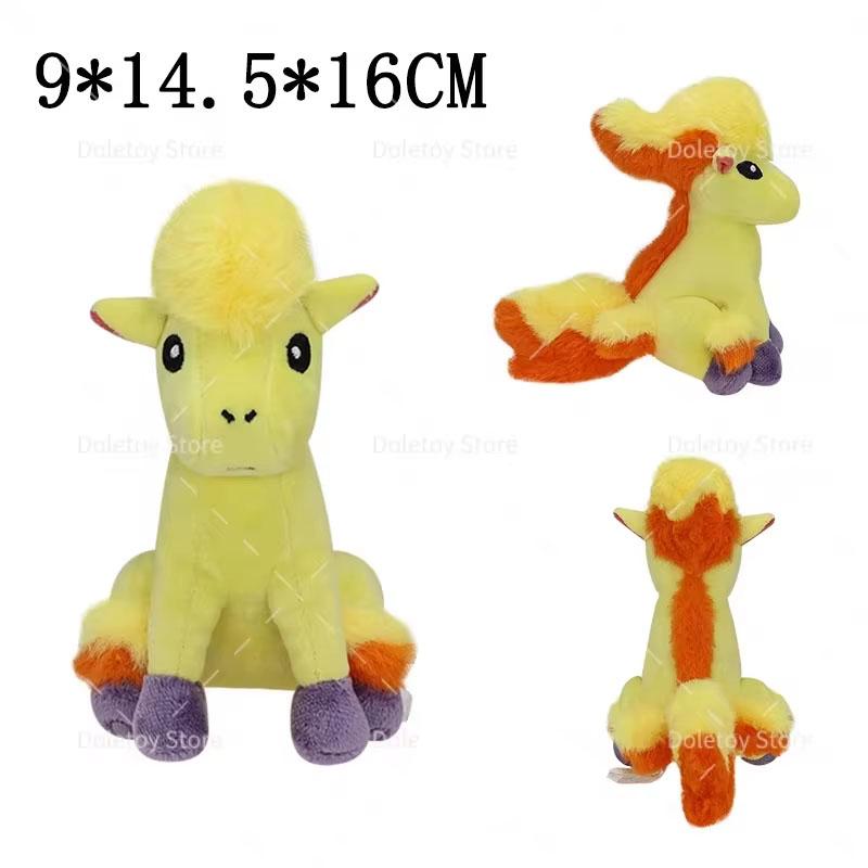 New Pokemon Plush Hisuian Zorua Cubone Gyarados Shiny Shinx Ninetales Skeledirge Butterfree Mewtwo Anime Stuffed Kid Xmas Gift