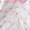Infant Girls' Floral Cat Lapel Two-Piece Set - Long Sleeve Top & Casual Pants, Spring/Fall 2026