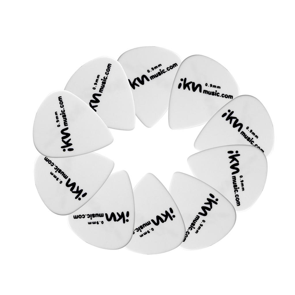 NEW 10PCS Guitar Picks ABS Acoustic Electric Bass Picks Plectrum Guitar Accessories 0.49mm/0.71mm/0.9mm Choose