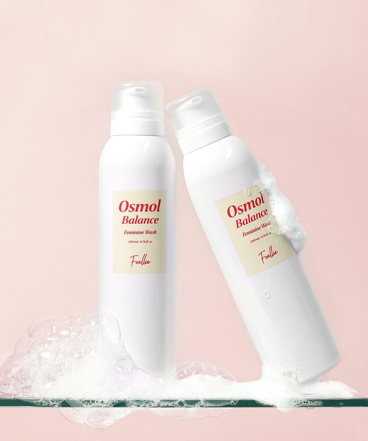 [Pack of 2 / Mousse Foam] Osmol Balance Feminine Wash for Discharge/Itching Relief