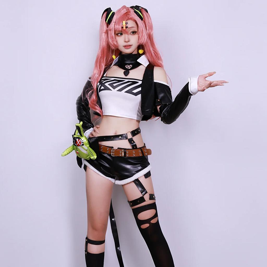 Nicole Demara Cosplay Costume Jeu Zenless Zone Zéro Nicole Cosplay Costume Collab Perruque Ensemble Complet Uniforme Carnaval Anime Halloween
