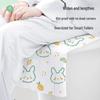 Disposable Waterproof Toilet Seat Covers with Green Rabbit Print