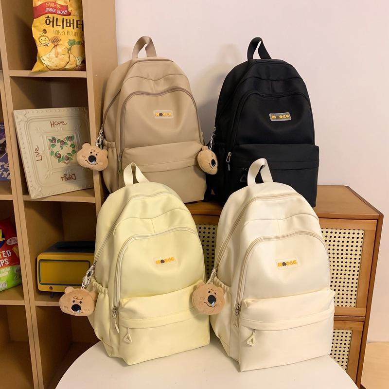 Schoolbag Japanese backpack women's 1011 new high-value junior high school student schoolbag simple large-capacity backpack wholesale