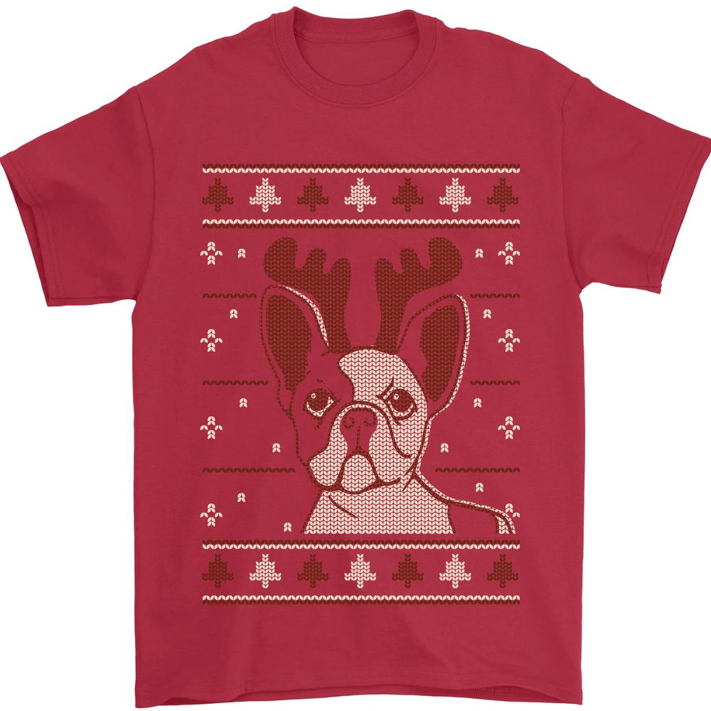 A Funny Christmas Pug Unisexs TShirt 100 Cotton S