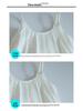Dopamine Mother-Daughter Chiffon Beach Dress for Summer Seaside Vacation in Hainan Sanya
