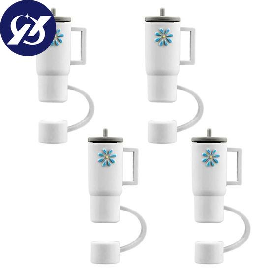 Stylish Straw Tip with Handle Reusable Multi-purpose