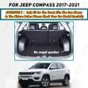 Car Trunk Mat For JEEP Compass 5-Seat 2017 2018     Car Accessories Auto Interior Decoration