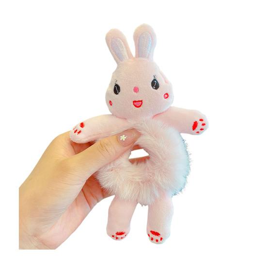 Girl Hair Rope Cartoon Frog Cat Duck Shape High Elasticity Hair Tie Versatile Colorful Hair Accessories