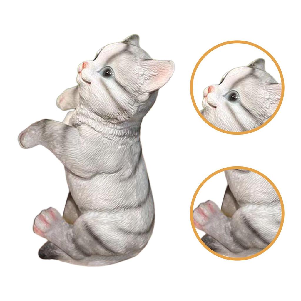 Garden Animal Statue Flower Pot Hugger Figurine for Garden Fish Tank Outside