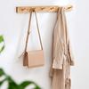 myoseya Wall Stylish Wall Storage Clothes Hat Decorative Wall Hole Towel DIY Wall Brown Hanger, Wooden, Hooks, Hooks, Hook, Hook, Hook, Hook, Hook,