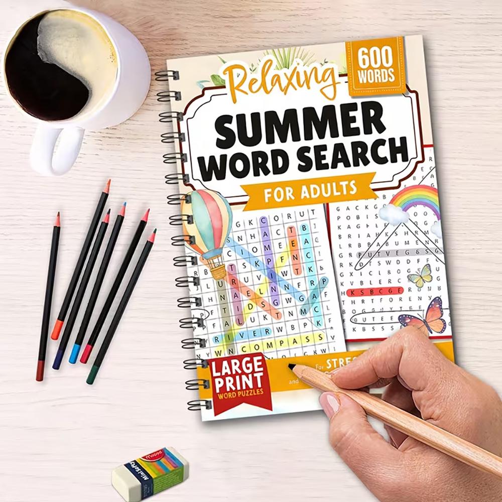 A4 Word Writing Book, Digital Coloring Book, is a great way to relax and entertain oneself