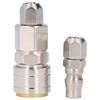 Air Coupler Nickel Plated Stainless Steel Self Locking Quick Connect Pneumatic Hose Fittings(8mm