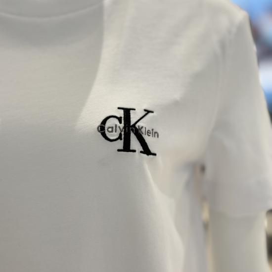 Calvin Klein 25SS Women's Regular Fit Small Monogram Logo T-Shirt