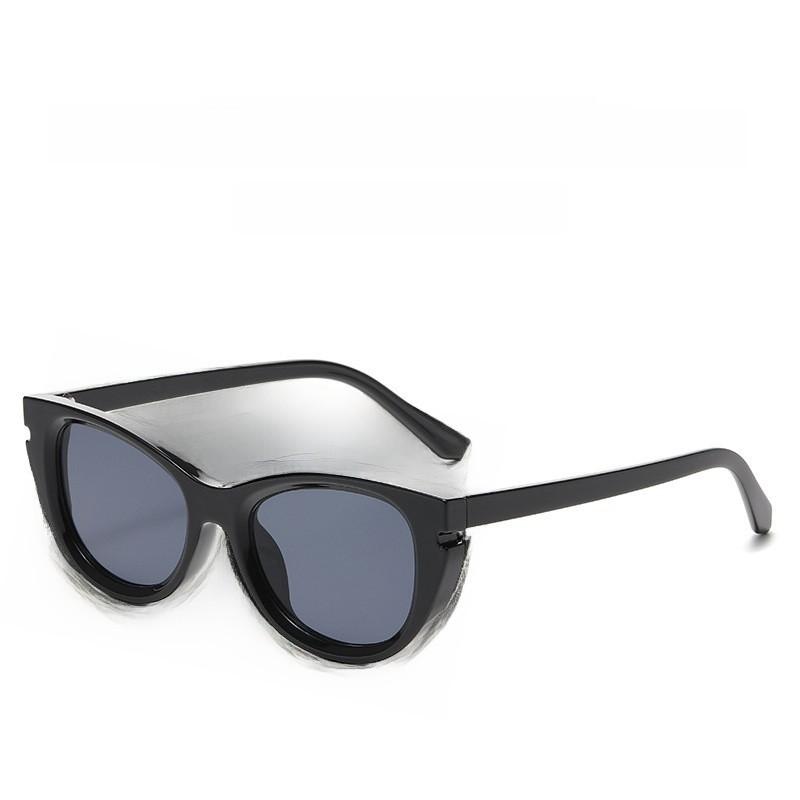 

Elegant Cat Eye Glasses Men Women With Protection Suitable For Parties And Driving чёрный