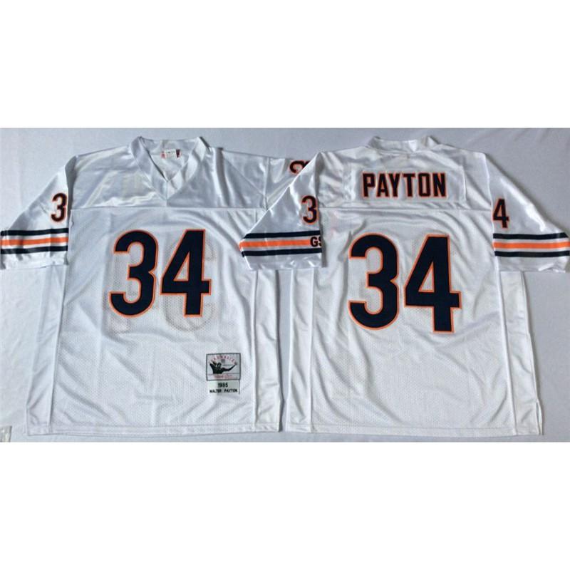 Chicago Bears Retro NFL Football Jersey Men Women Cotton Embroidered Sports Fan Apparel