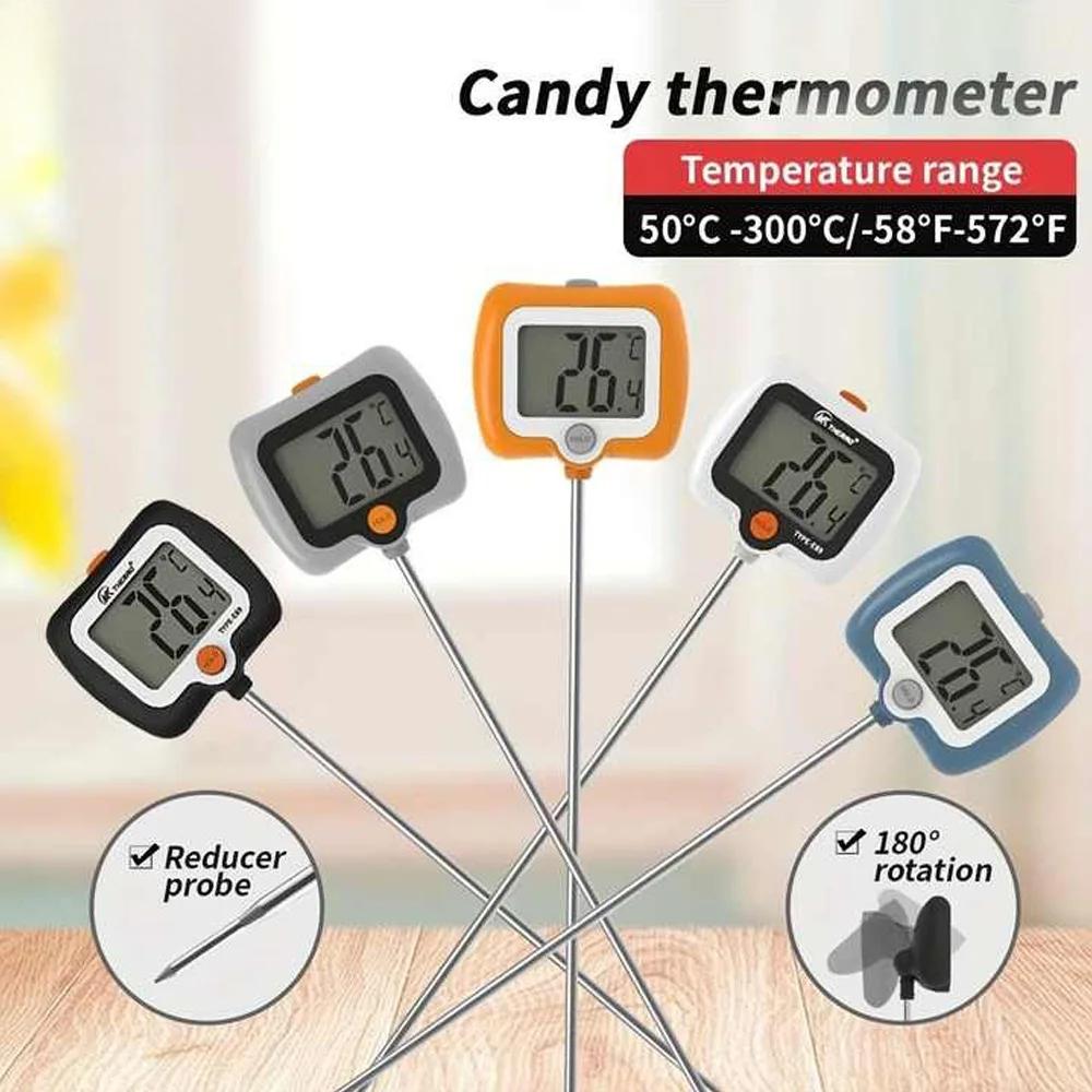 

Термометр для кондитерских изделий/сахара/конфет, кулинарная кухня, цифровой термометр для барбекю, мясной торт, молочный термометр, инструмент