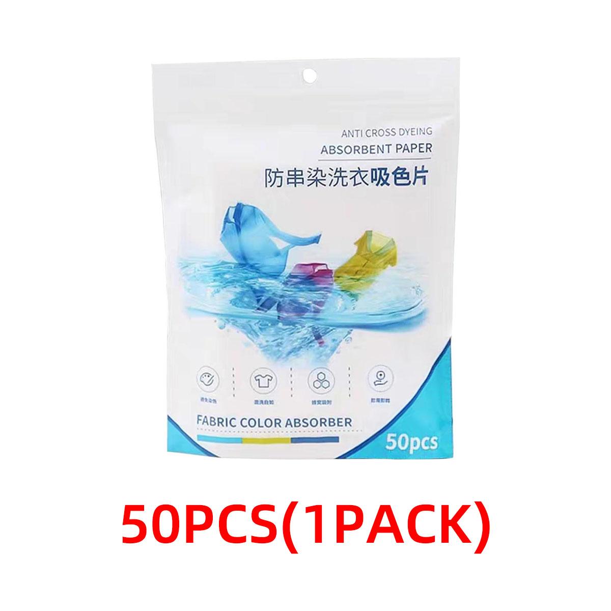50/500PCS Color Absorbing Film Laundry Film Anti Dye Paper Dye Capture Anti Transfer Laundry Paper Mixed Washing Protection