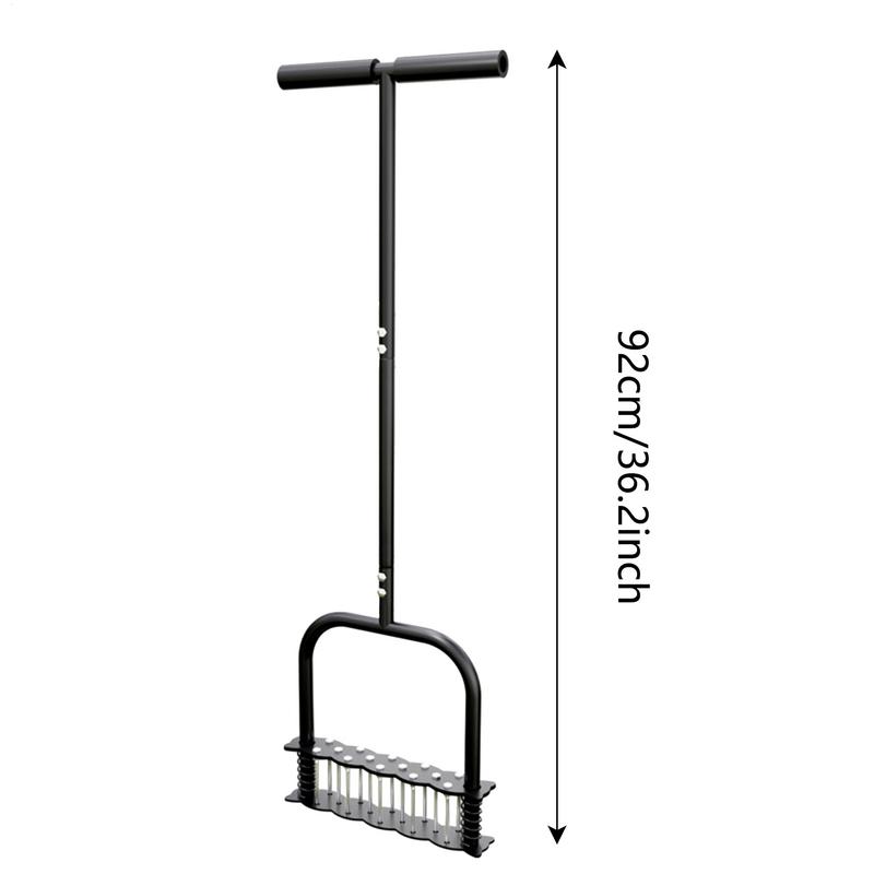 Lawn Aerator 14 Iron Spikes Manual Lawn Aerators Lawn Air Aerator Tool Gardening Hand Tools For Yard Lawn Aeration